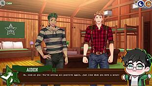 yoshinori's sex drive with scoutmaster in camp?