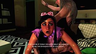 Spanked And Paddled To Tears Extended Clip