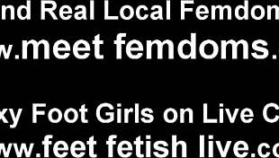 Femdom feet fetish and footjob for your pleasure
