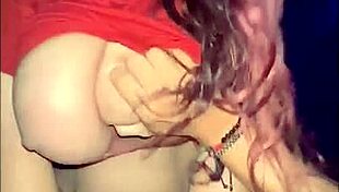 Look at this amateur redhead riding with huge tits!