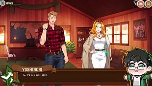 yoshinori's sex drive with scoutmaster in camp?