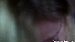 three hot lesbians fucking and sucking tits in a wild group scene