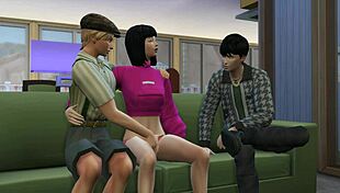 the asian cuckold - fucking an asian girl in front of her boyfriend the sims 4 wickedwhims