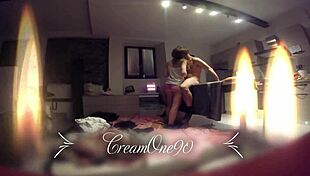 Blonde Girlfriend Blows Slowly Until He Cums in Her Mouth