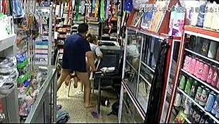 Checking cameras, I discover a mature massage