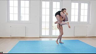 amirah adara dominates in wrestling session