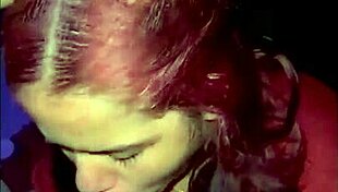 Look at this amateur redhead riding with huge tits!