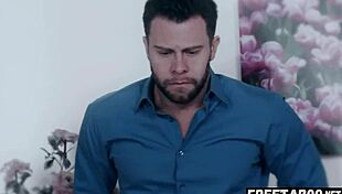 Exciting knock knock, let's fuck passionately before stepsister returns for creampie.