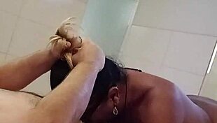 She couldn’t resist sucking chubby guys with pure lust