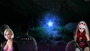 Apocalust 3 - touching my clit while playing a porn game