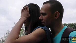 Young European couple tries out cuckolding with a naughty teen