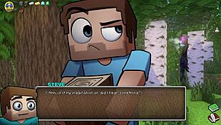 Hornycraft Blowjob Scene