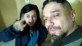 Dany Rio submits totally, turning her mouth into a pussy!