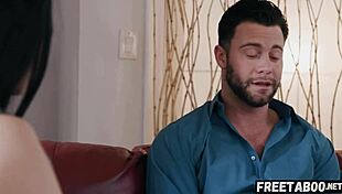 Exciting knock knock, let's fuck passionately before stepsister returns for creampie.