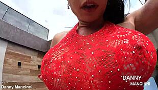 look at her twerking that ass in a little dress with no panties