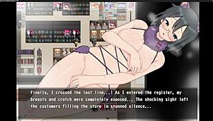 Magical girl explores big tits in hentai game