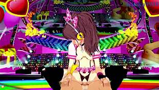 what's going on with naoto, rise, and yu in this intense persona 4 hentai sex?