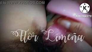 peruvian girl toys her ass at work