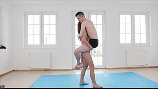 amirah adara dominates in wrestling session