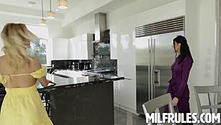 Want to be an exotic dancer? See Cherry Kiss and Sienna Rae getting hardcore POV sex for cash