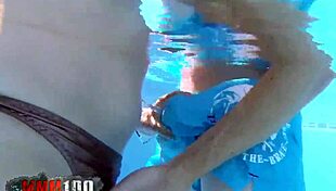 why is africa irujo sucking cock underwater before getting fucked in bed?