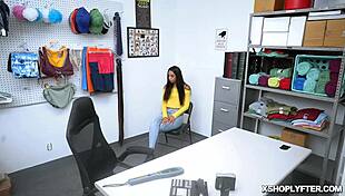 brunette babe kiarra kai feels ecstatic bouncing on cock and moaning with pleasure.