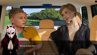 Kate's Wild Brunette Hentai Adventure in Public