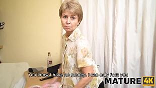 mature woman gives in to urges and hooks up with a man