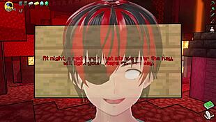 Hornycraft Blowjob Scene