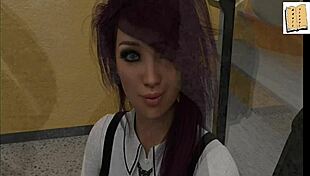 Wvm 104 Head Cheerleaders Zoe Dancing Against A Pole