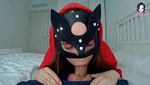 petite girl gets mouthful from lilith cain