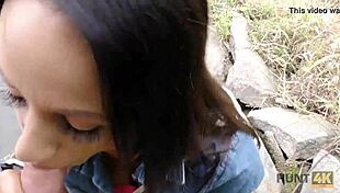 Young European couple tries out cuckolding with a naughty teen