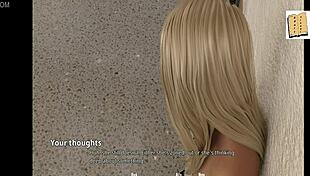 Wvm 104 Head Cheerleaders Zoe Dancing Against A Pole