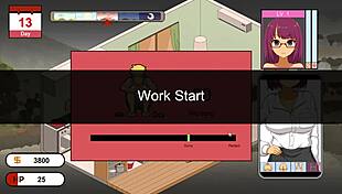 Hentai game features cheating wife with big boobs getting fucked.