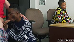 Young Boy and Old Lady Share Emotional Gay Holiday Sex