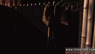 Brunette teen endures rough outdoor double penetration