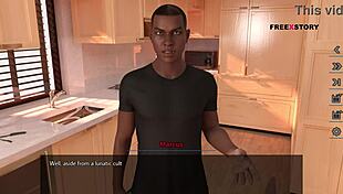 I's watchin' my landlady's nude yoga poses and shakin' my hard dick