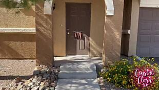 Blonde girl in glasses accidentally drawn into dad's girlfriends' plans