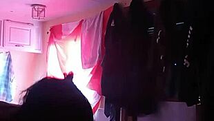 Sucking a deep load from canadian slut's blowjob