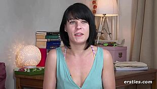 Perfect Babe Fingers Shaved Pussy!