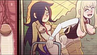 Compilation of Futanari scenes from Watamote with sound effects