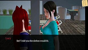 Моя новая семья исследует эротические приключения в 3D.