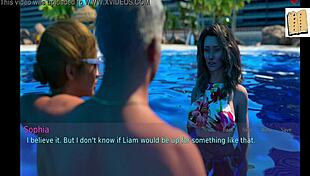 A wife and stepmother share a cartoon blonde teen story