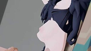 Kazusa beast in 3d cartoon hentai action!