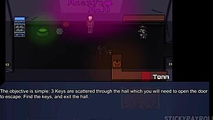 at the spunkstock festival, a babe in silver hair anime cosplay gets fucked by a monster in this hentai game part 4