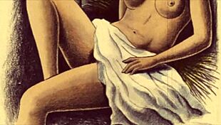 Artists create vintage erotic drawings in antique anime style