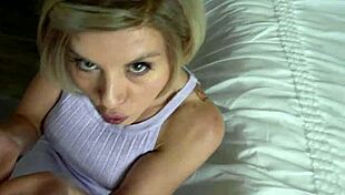 Stepson accidentaly came in stepmoms mouth