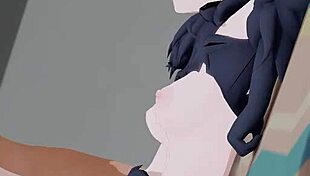 Kazusa beast in 3d cartoon hentai action!