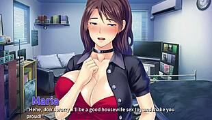 Neighbor explodes in wife's creampie on tape.