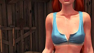 Redhead Hentai Affair with Monster Black Cock in Anime